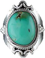 Sterling s�lv ring med turkis.